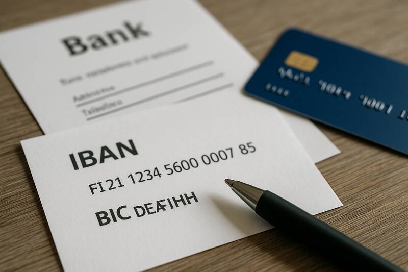 Nordea BIC-koodi ja IBAN