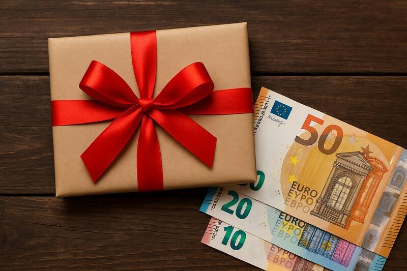 Rahaa lahjaksi hauskasti